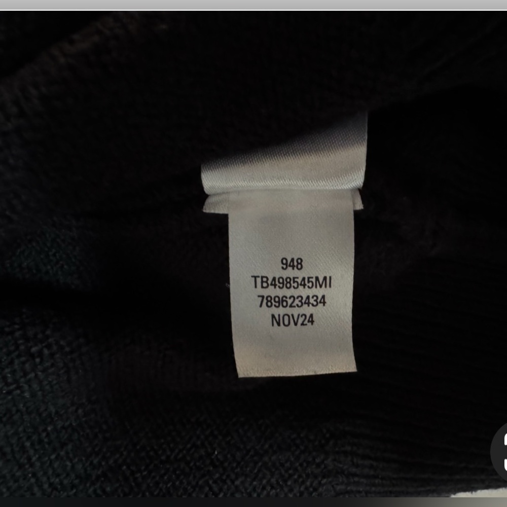 Nordstrom Black Cardigan Cotton Blend, Black, size L - Picture 16 of 16